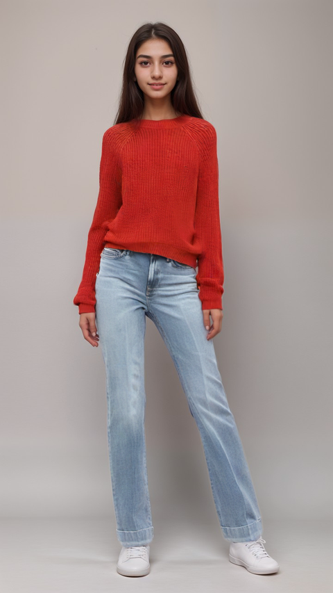 S.Oliver Girl's Red Blue Long-Sleeve Sweatshirt |S.Oliver in Lebanon