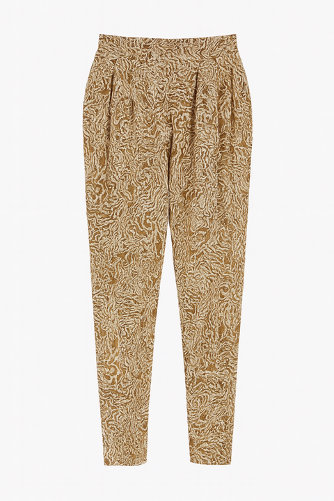 Forever 21 Women's Brown Printed Baggy Pant |Forever 21 In Lebanon