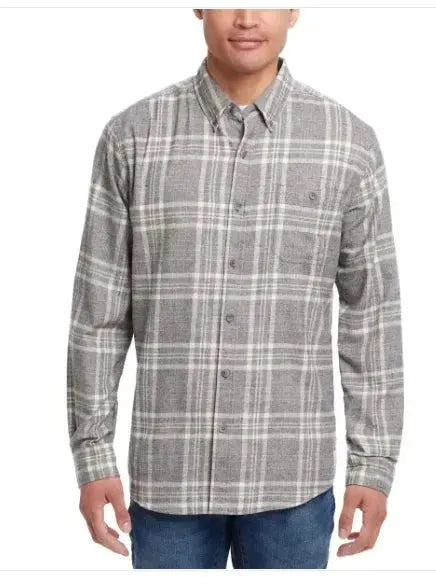 Weatherproof Vintage Men’s Beige Flannel Shirt| Weatherproof Vintage In Lebanon
