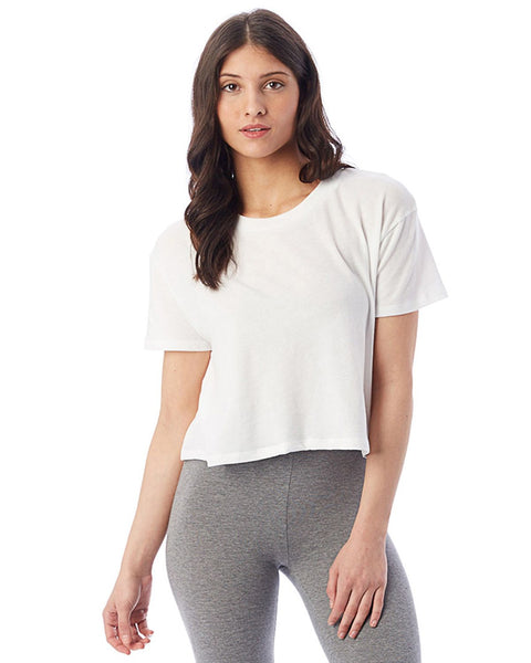 Alternative Women's White Round Neck T-Shirt | Alternative In Lebanon