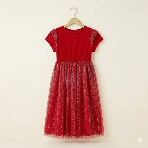Disney Girl's Red Princess Tule Dress | Disney In Lebanon