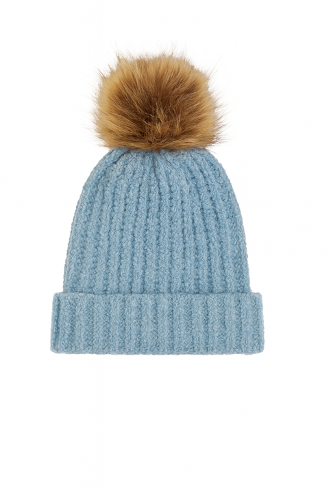 Forever 21 Women's Blue Knit Winter Hat |Forever 21 In Lebanon