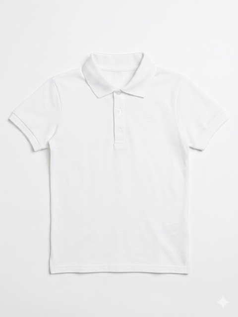 Charanga Boy's White Polo T-Shirt|Charanga In Lebanon