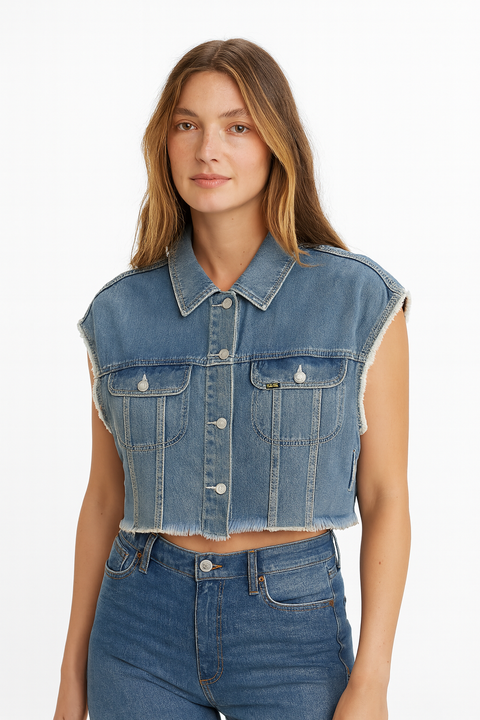 Lee Women's Blue Denim Jacket | Lee in Lebanon