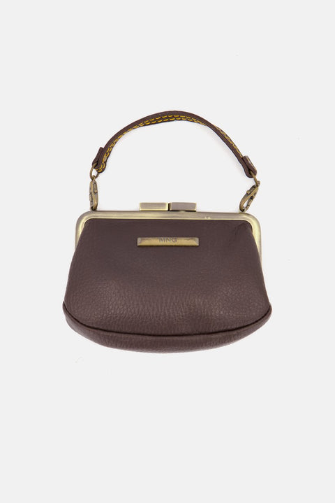 Mango Women's Brown Leather Wallet | Mango In Lebanon