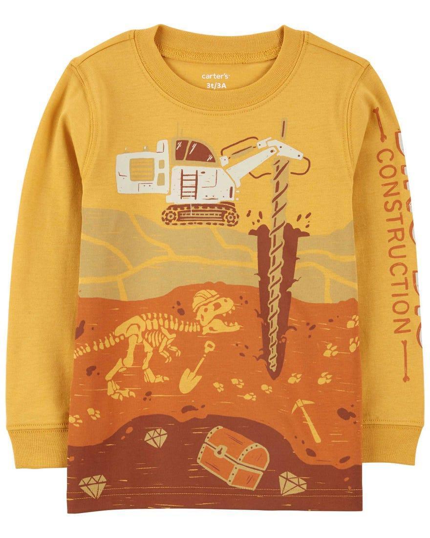 Carter's Baby Boy's Yellow Long Sleeve Blouse | Carter's In Lebanon