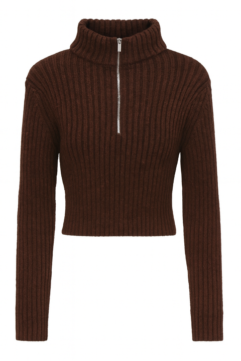 LeGer Women's Burgundy Zippered Sweatshirt | LeGer in Lebanon