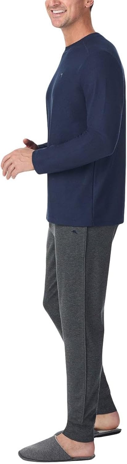 Tommy Bahama Men's Navy & Gray 2 pcs Pajama Set |Tommy Bahama In Lebanon