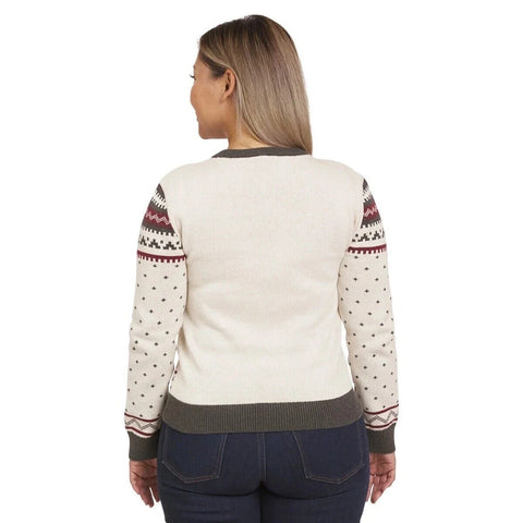 Lands' End Women’s Multicolor Knitted Long Sleeve Sweatshirt | Lands' End In Lebanon