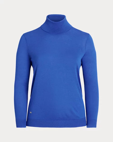 Lauren Ralph Lauren Women's Blue Long-Sleeve Blouse | Lauren Ralph Lauren In Lebanon