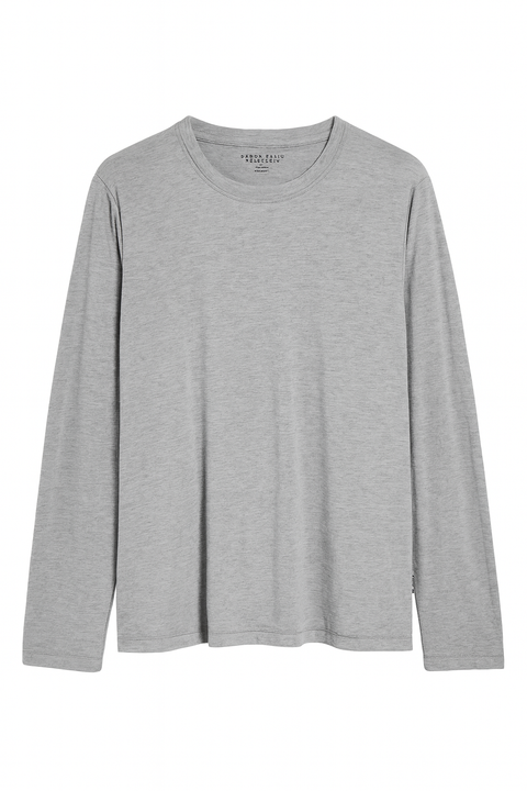 Perry Ellis Men's Gray Portfolio Jersey Crew Neck Long Sleeve Sweatshirt |Perry Ellis In Lebanon