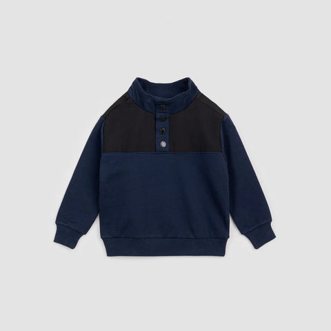 Miles The Label Boy`s Navy Sweatshirt | Miles The Label In Lebanon
