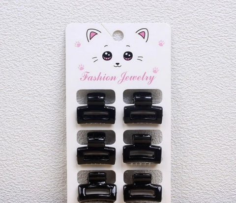 SD 6-Piece Set of Small Hair Claw Clips|SD In Lebanon