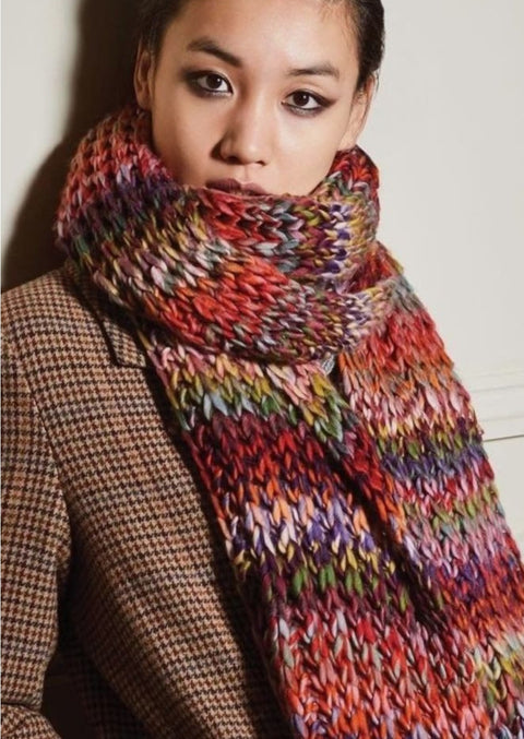 Forever 21 Women's Multicolor Knitted Scarf | Forever 21 In Lebanon