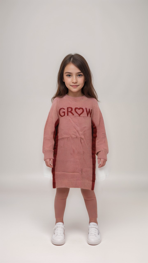 S.Oliver Girl's Burgundy Long-Sleeve Dress |S.Oliver in Lebanon