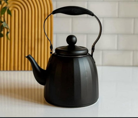 Star Flash Black Stainless Steel Tea kettle 1.5L | Star Flash In Lebanon