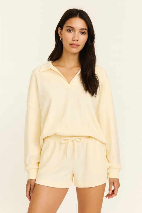 LeGer Women's Off White Sweatshirt | LeGer In Lebanon