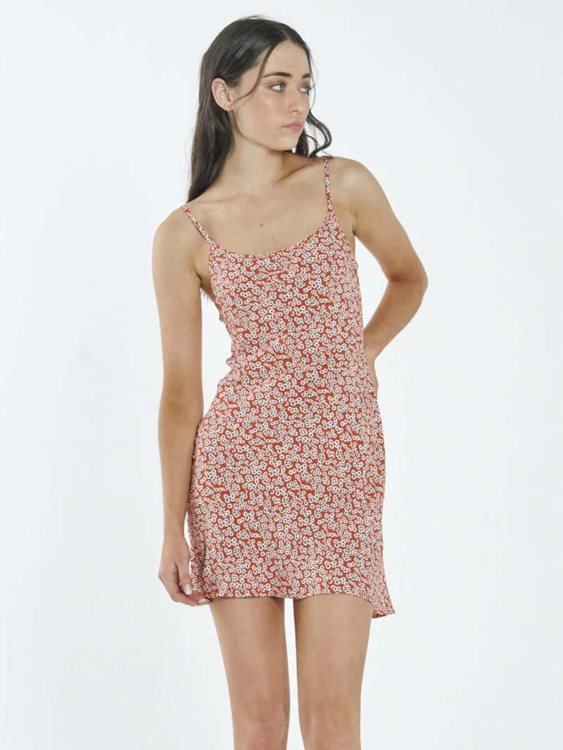 Forever 21 Women's Coral & White Floral Open Back Dress | Forever 21 In Lebanon