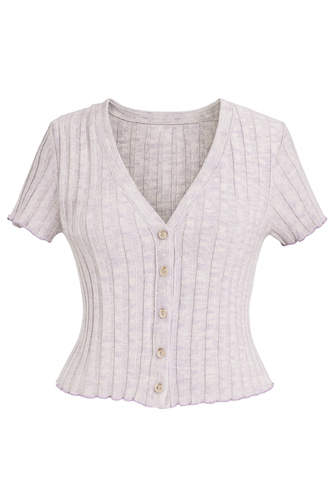Forever 21 Women's Light Purple Buttoned Blouse | Forever 21 In Lebanon