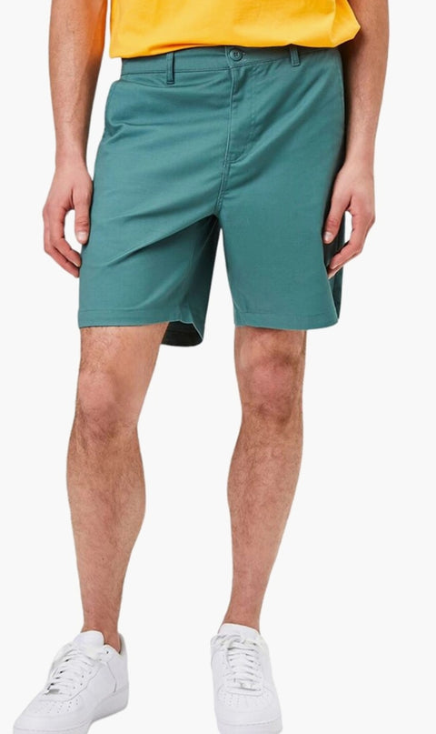 Forever 21 Men's Green 4 Pockets Chino Short | Forever 21 In Lebanon