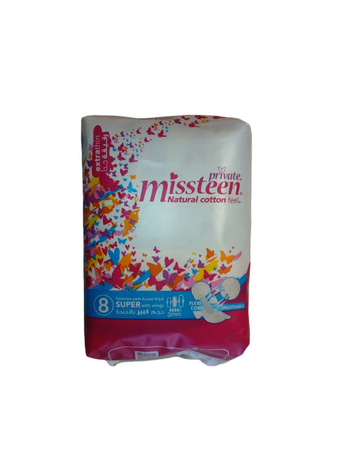 Private Missteen Super 8 Feminine Pads | Private In Lebanon