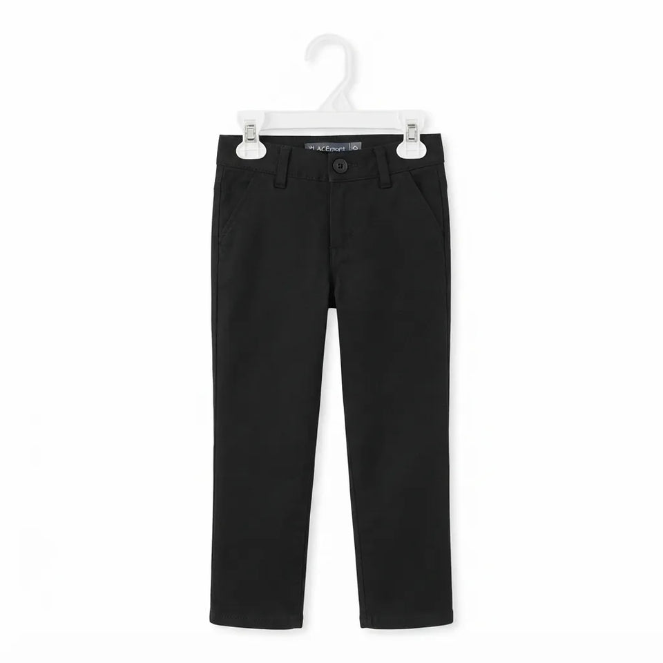 Appaman Boy's Black Mod Slim-Fit Dress Trousers