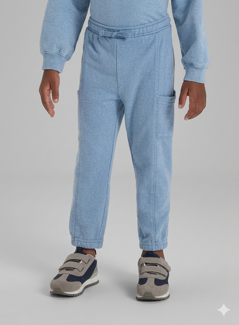 Cat & Jack Boy's Washed Blue Jogger Sweatpants | Cat & Jack In Lebanon