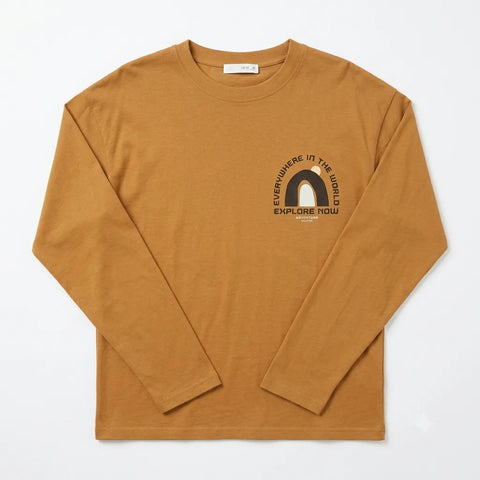 Zara Boy's Brown Print Long Sleeve Blouse|Zara In Lebanon