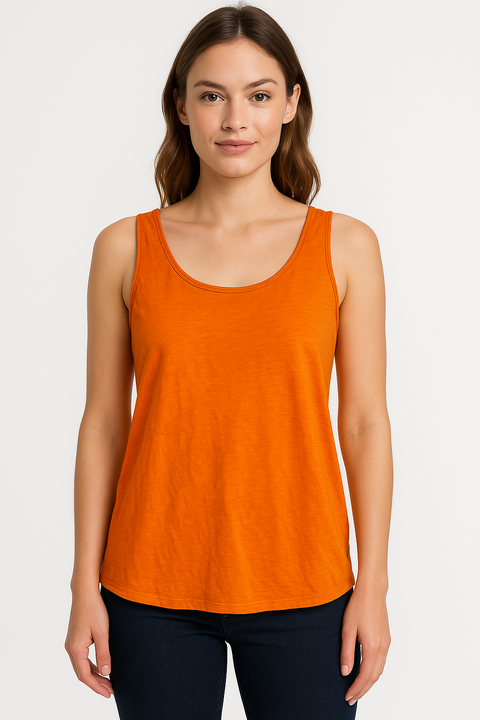 Mango Women's Orange Tank Top |Mango In Lebanon