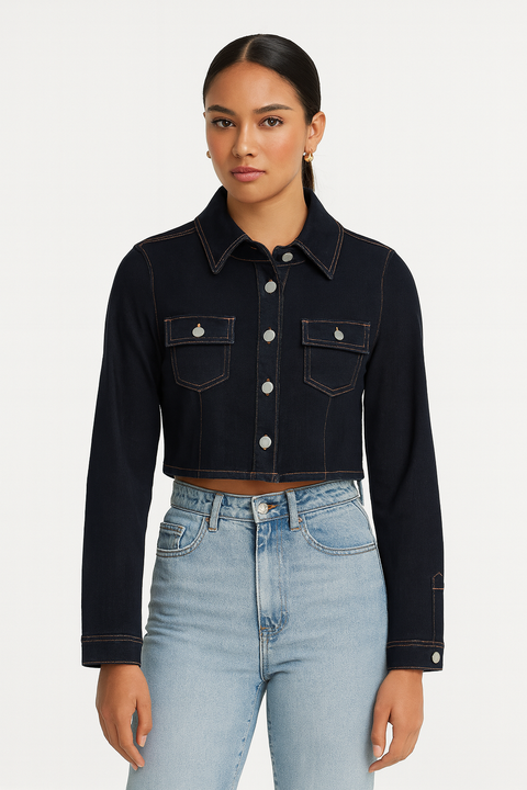 LeGer Women's Blue Denim Jacket |LeGer in Lebanon