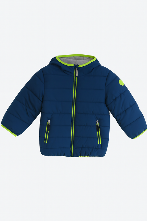 Gerry Boy's Navy Jersey Lined Bubble Hooded Jacket  |Gerry In Lebanon