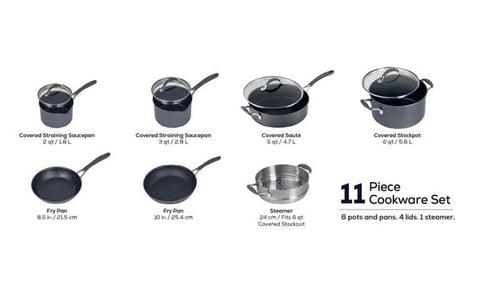 Circulon Dark Grey Cookware Set 11 Pcs | Circulon In Lebanon