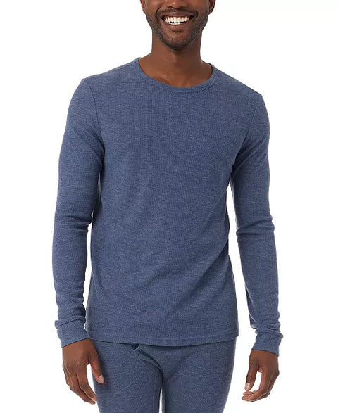 32 Degrees Men’s Blue Heat Long Sleeve Blouse |32 Degrees In Lebanon