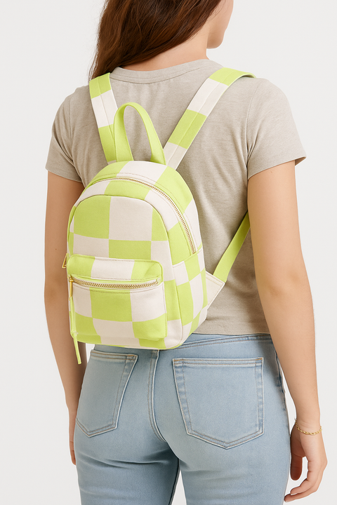 Forever 21 Women's Green/White Crowbar Backpack |Forever 21 in Lebanon