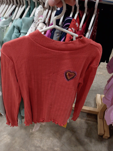 S.Oliver  Girl's Coral  Long Sleeve Blouse  |S.Oliver In Lebanon