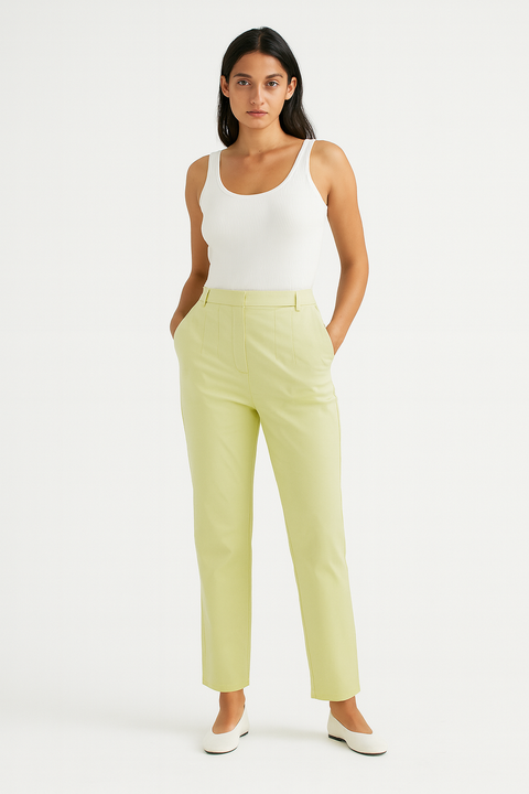 ASOS DESIGN  Women's Light Green Trouser AMF750