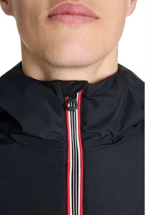 Celio Men's Black Drycore Parka With Hood | Celio In Lebanon