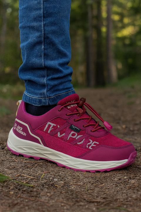 Jack Wolfskin Girl's Purple Portland 2 Texapore K Sneakers |Jack Wolfskin in Lebanon