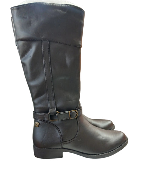 Cheiw Girl's Dark Brown Leather Boots | Cheiw In Lebanon