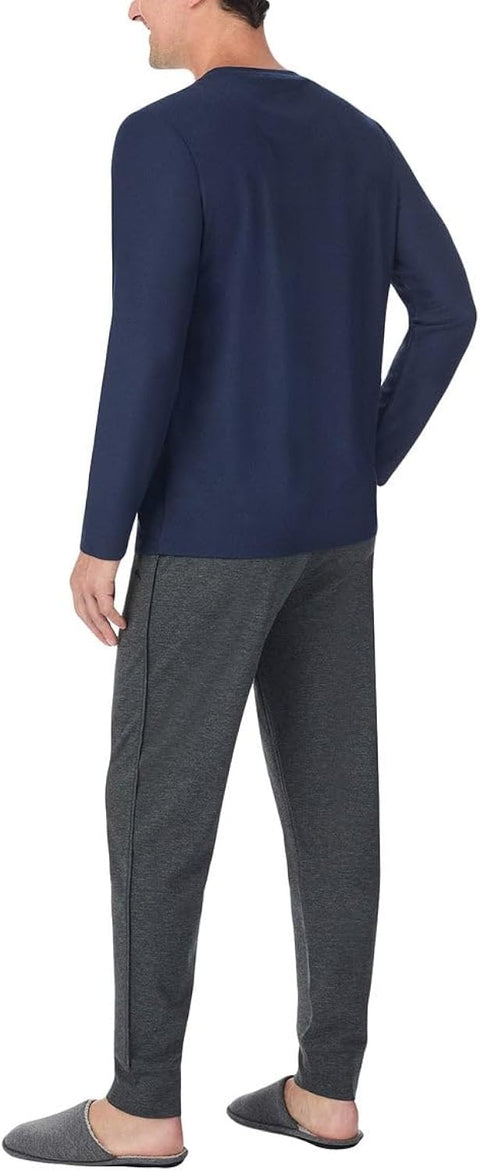 Tommy Bahama Men's Navy & Gray 2 pcs Pajama Set |Tommy Bahama In Lebanon