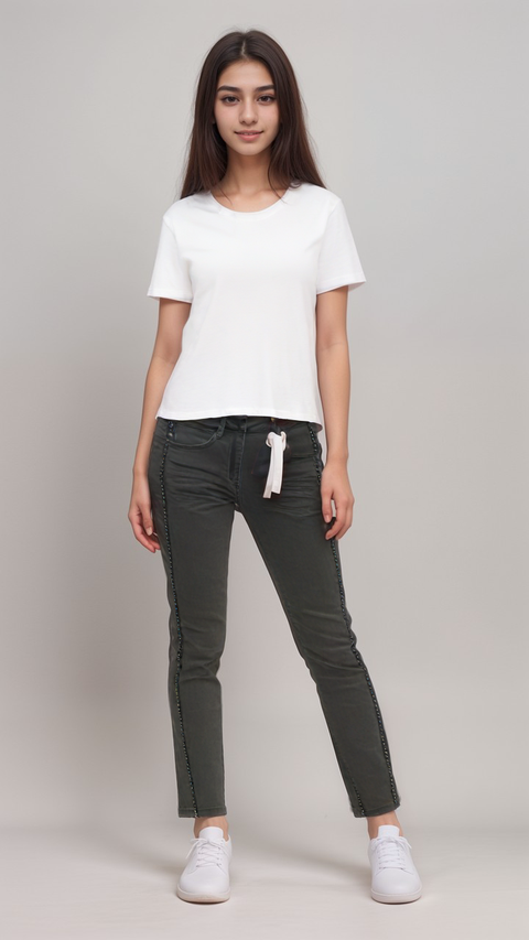 S.Oliver Girl's Washed Black Slim fit Jeans | S.Oliver In Lebanon