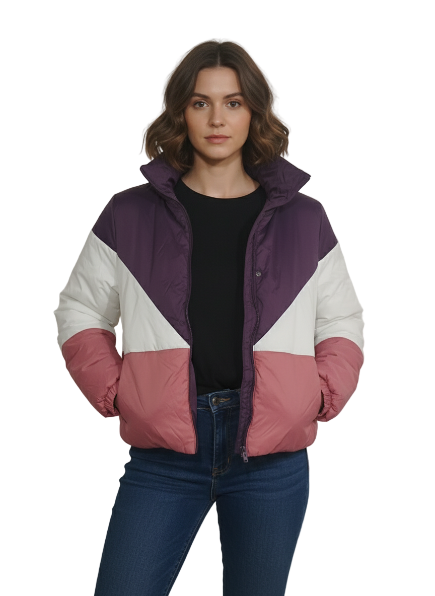 Inside Women's Multicolor Puffer Jacket|Inside In Lebanon – SuperDokan