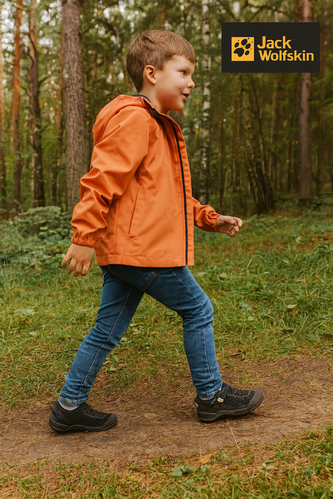 Jack Wolfskin Boy's Black Levente Vent Low K Sneakers |Jack Wolfskin in Lebanon
