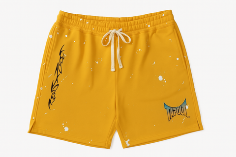 Forever 21 Men's Yellow Mustard Tapout Short | Forever 21 In Lebanon