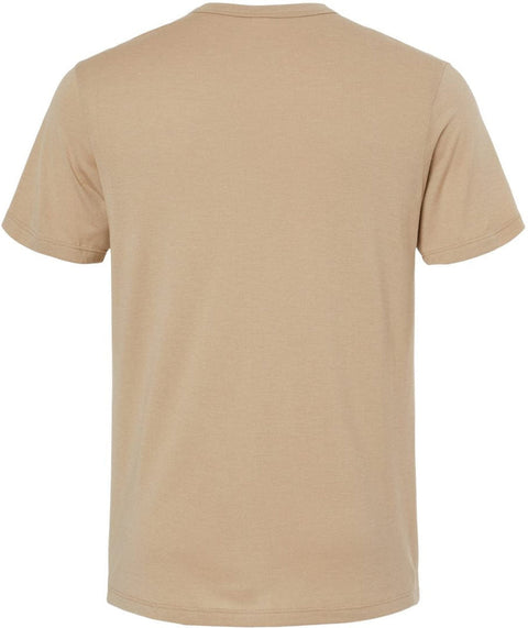 Beige t-shirt on a white background