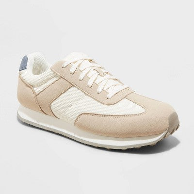 Goodfellow & CO Men's Beige Chester Retro Sneakers | Goodfellow & CO In Lebanon