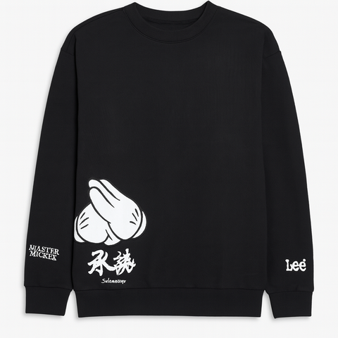 Lee Men's Black Disney Mickey Mouse Sweatshirt | Lee In Lebanon
