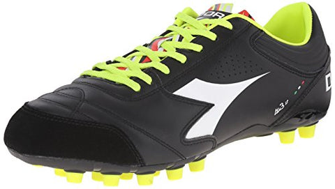 Diadora Men's Black & White Football Sneakers | Diadora In Lebanon