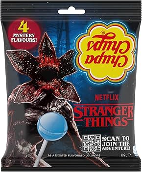 Chupa Chups Lollipop Netflix Stranger Things 4 Mystery Flavours 120g | Chupa Chups In Lebanon