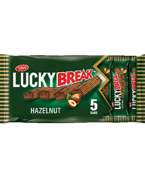 Tiffany Lucky Break Chocolate Coated Wafer With Hazelnut Cream 5pcs x 40g (200g) | Tiffany In Lebanon